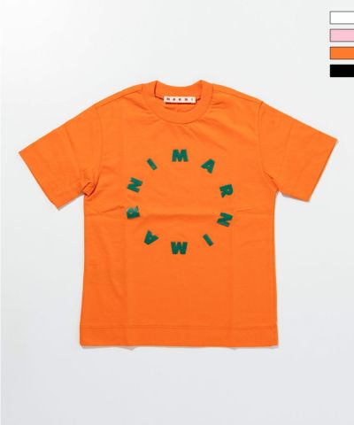 MARNI(マルニ)Kids & Junior サークルブランドロゴ半袖Tシャツカットソー