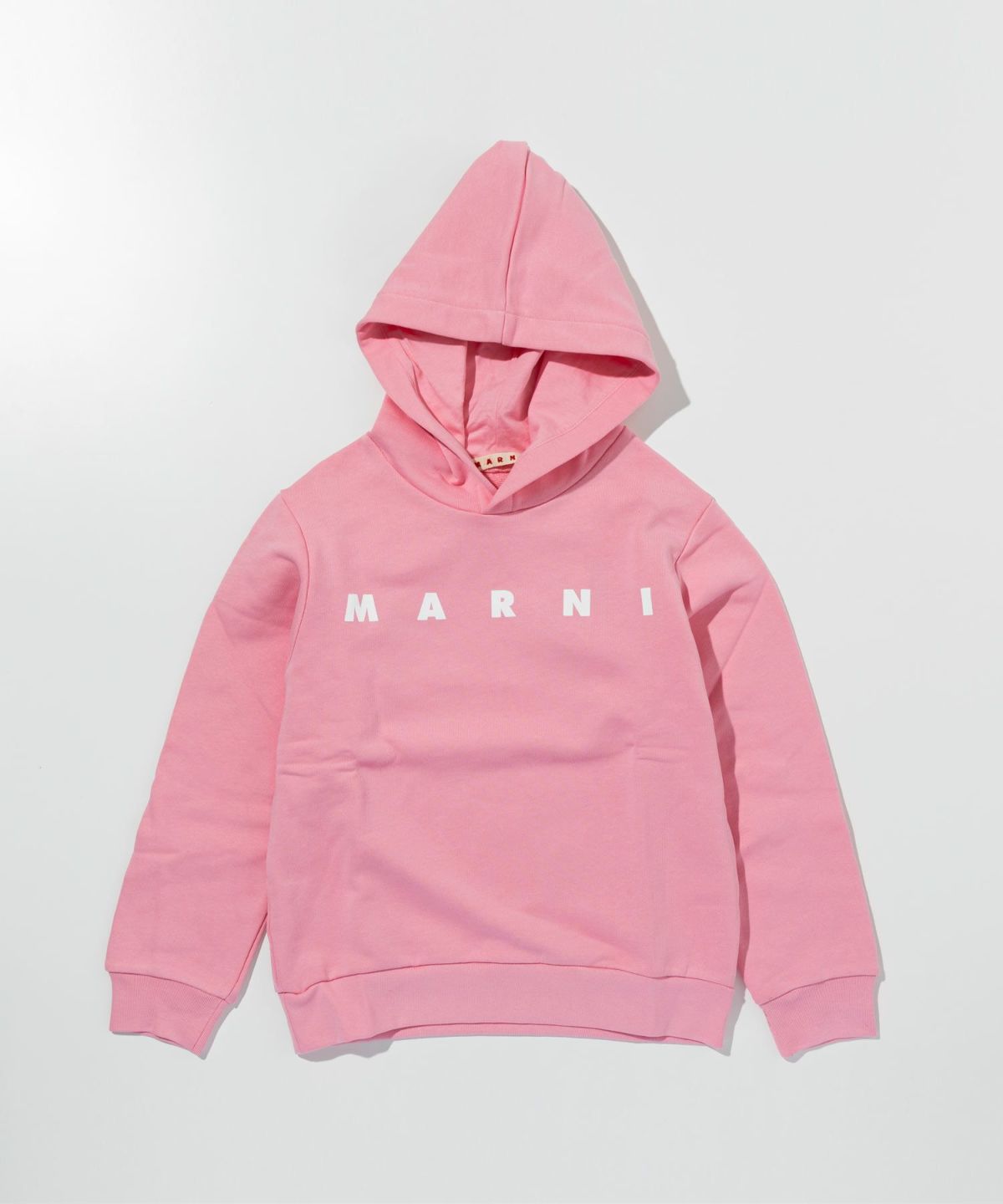 MARNI(マルニ)Kids & Junior ブランドロゴフーディーパーカープル