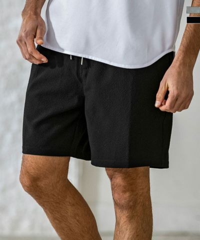 AKM Contemporary(エイケイエムコンテンポラリー)シアサッカーショートパンツ