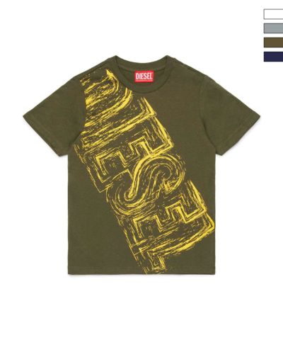 DIESEL(ディーゼル)Kids & Junior ブランドロゴ半袖Tシャツカットソー