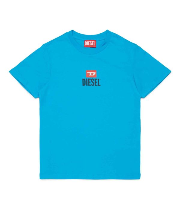 DIESEL Kids　デニムロゴTシャツ　12Y　150cm DIESEL(ディーゼル)Kids & Junior ワンポイントブランドロゴ半袖