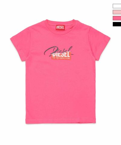 DIESEL 半袖Tシャツ Sサイズ くんちゃん DIESEL(ディーゼル)Kids & Junior ブランドロゴ半袖Tシャツカットソー