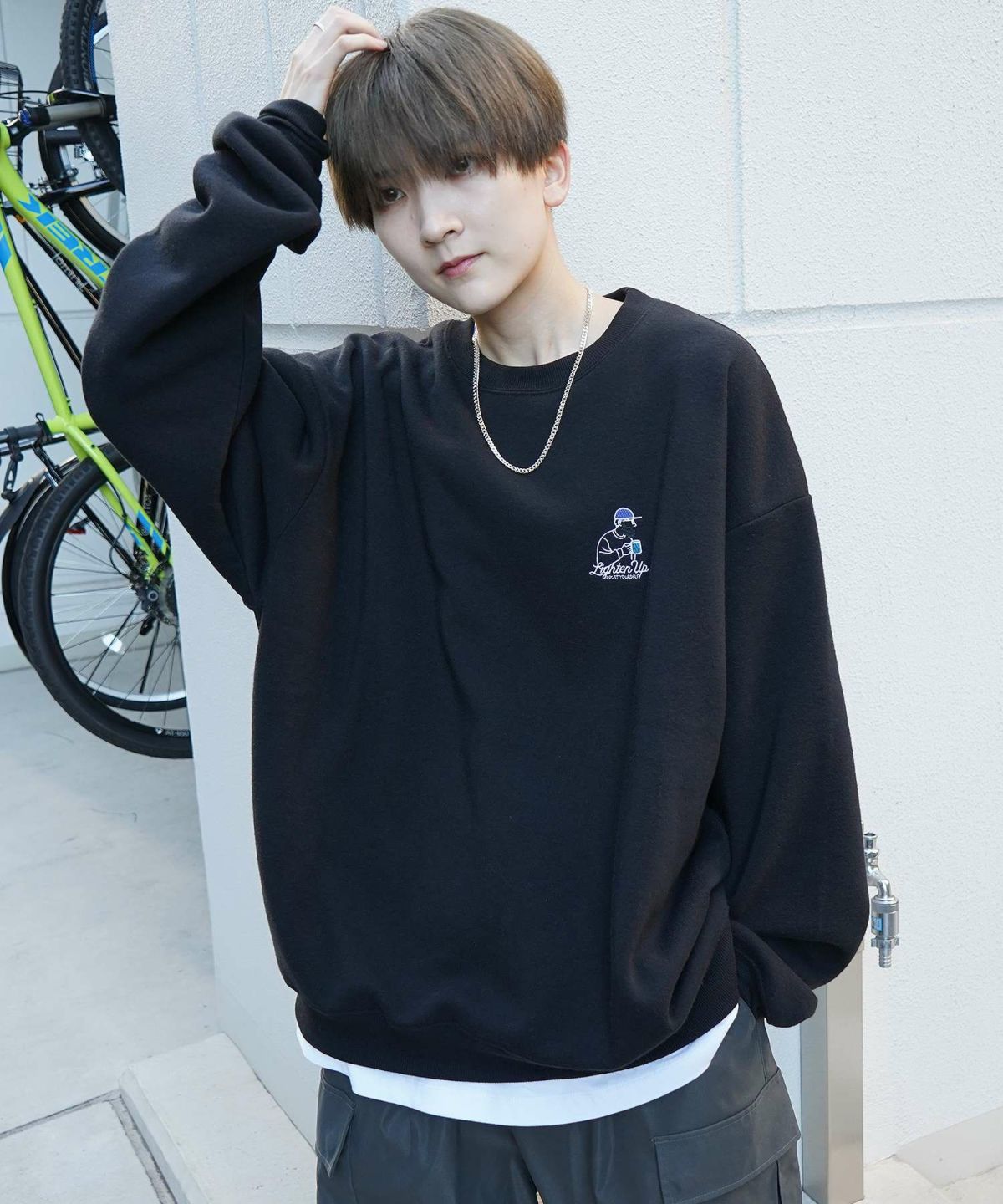 ILL'S(イルズ)ワンポイント刺繍ロゴ おじ デイリー ILL'S(イルズ)ワンポイント刺繍ロゴ おじ デイリー