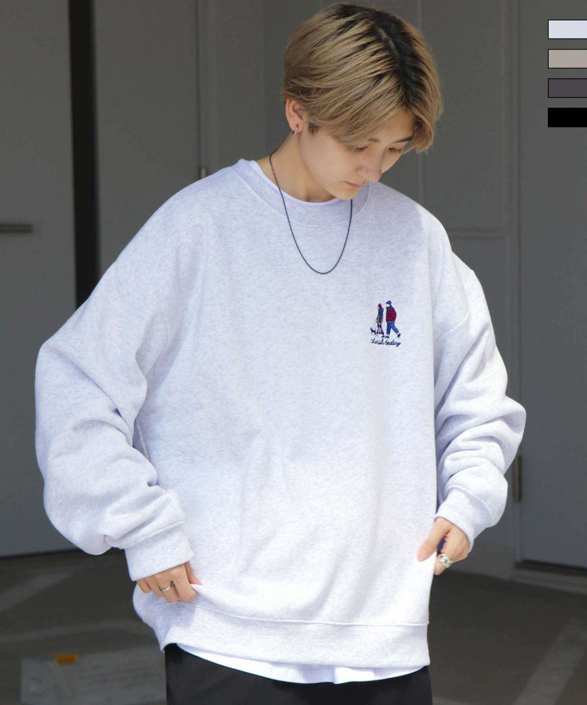 ILL'S（イルズ）ワンポイント刺繍ロゴ おじ デイリー