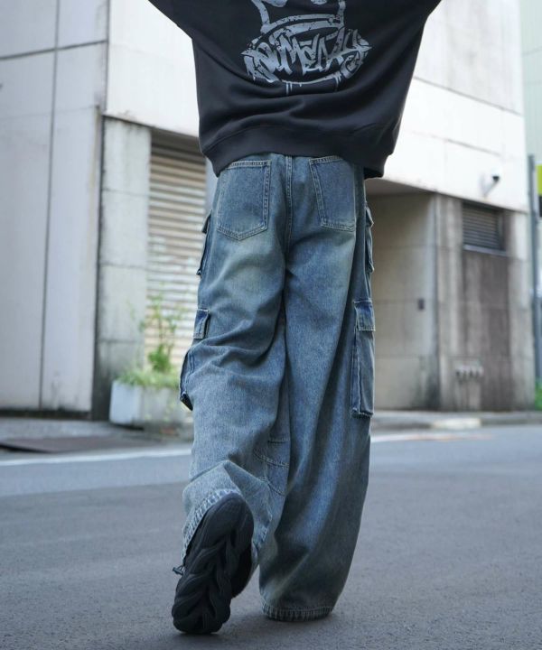 y2k マルチポケット　ボンテージパンツ　デニムカーゴ　tripp nyc y2k マルチポケット ボンテージパンツ デニムカーゴ tripp nyc