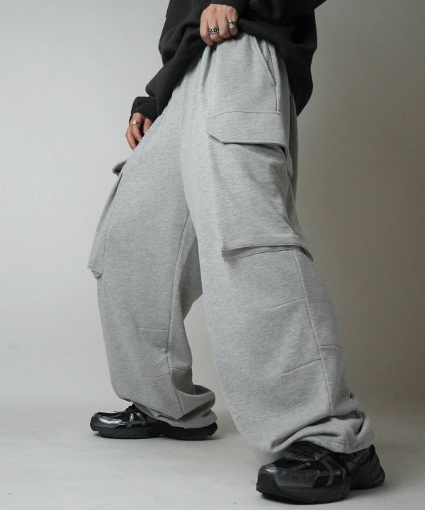 IONSEOUL クリーズ ビッグポケット ワイドパンツ BBU541 ビッグポケットコットンワイドパンツ | ファッション通販サイト NUGU