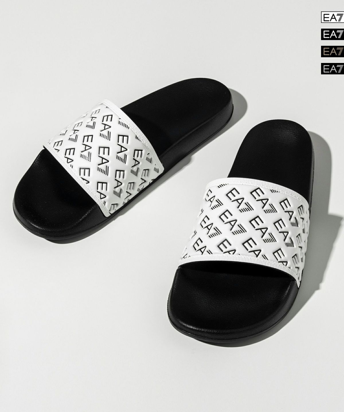素晴らしい価格 EMPORIO ARMANI EA7(イーエーセブン)エンボスロゴシャワー 靴