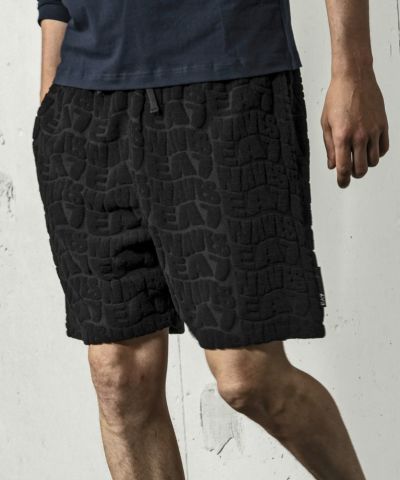 EMPORIO ARMANI EA7(イーエーセブン)ロゴパイルハーフパンツ