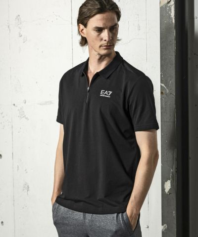 EMPORIO ARMANI EA7(イーエーセブン)ハーフジップポロシャツ