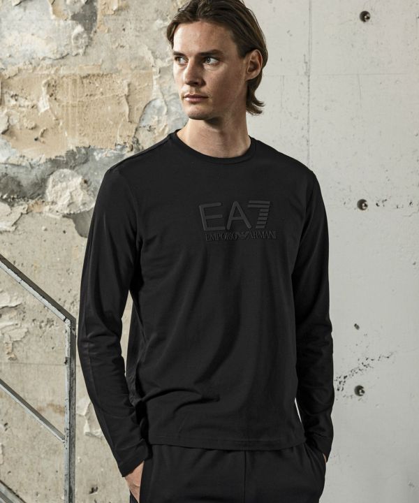 【楽ギフ_包装】 EMPORIO EA7(イーエーセブン)エンボスロゴロングTシャツ ARMANI トップス