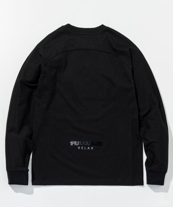1PIU1UGUALE3 RELAX/ミッキーマウスグラデーション刺繍Tシャツ 1PIU1UGUALE3 RELAX ミッキーマウス グラデーション刺繍ロングT