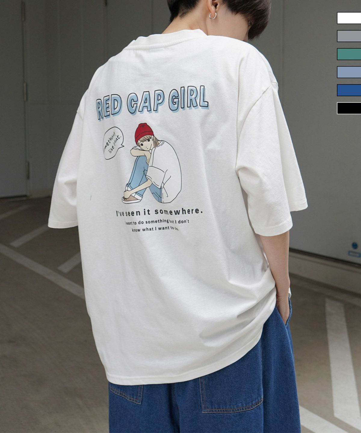 ILL'S（イルズ）【RED CAP GIRL】バックプリント ビッグ