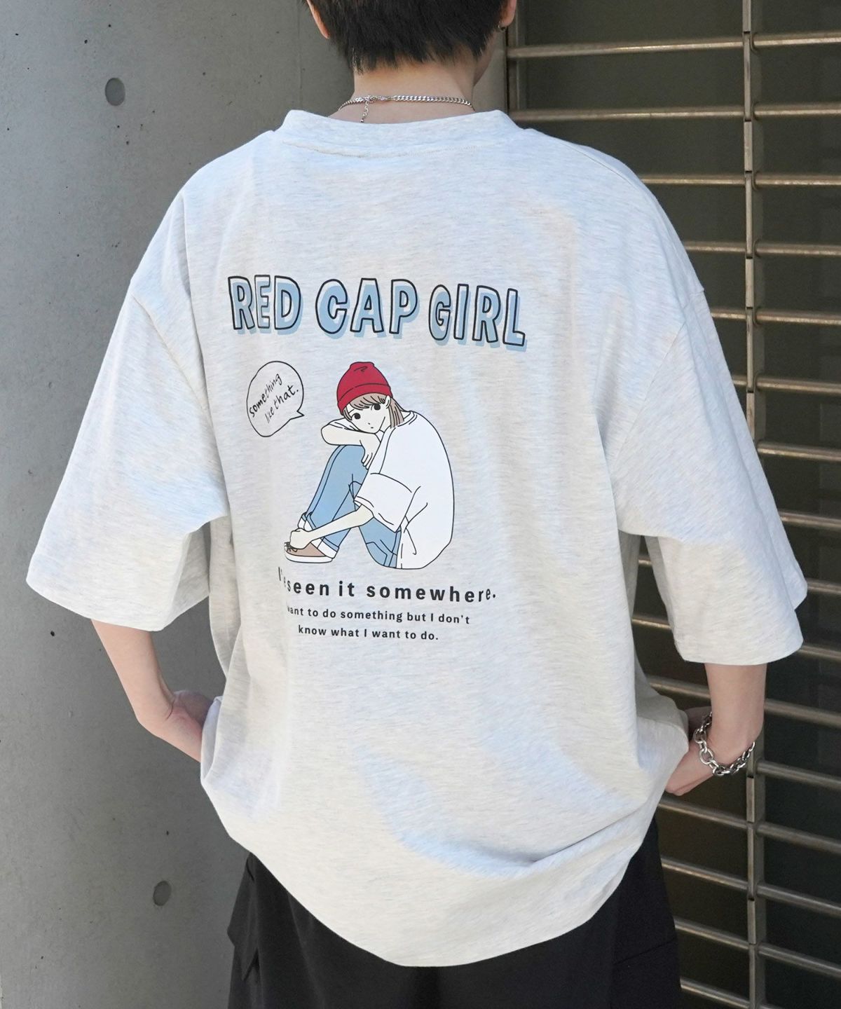 ILL'S（イルズ）【RED CAP GIRL】バックプリント ビッグ