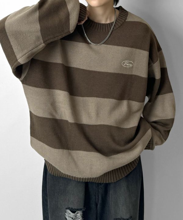 USS2 ビッグシルエット ハイネック フリース 韓国 スノボ スキー ☆韓国の人気☆【USS2】☆Oblique Placket scheme JACKE.T
