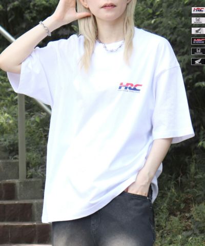 ILL’S(イルズ)【HONDA / ホンダ】ワンポイントプリント ボックスシルエット 半袖Tシャツ