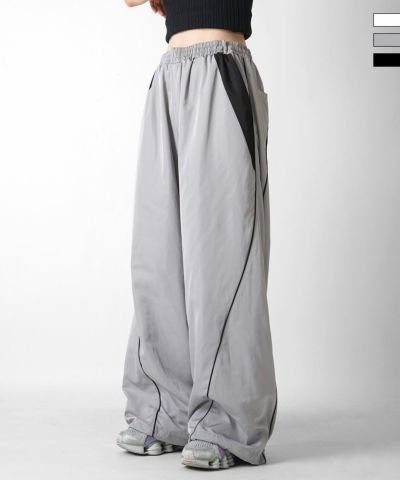 ILL'S（イルズ）マルチポケット ナイロンカーゴパンツ 裾ドローコード