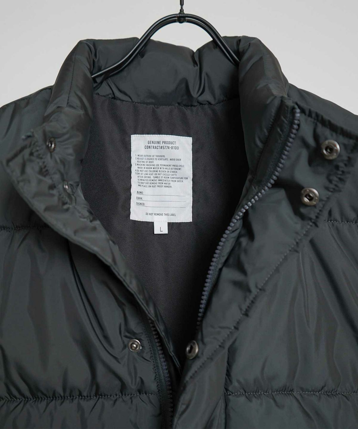 Confirm（コンファーム）ビッグシルエット スタンドカラー ファイバー