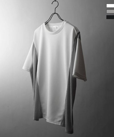 Confirm（コンファーム）異素材切替Tシャツ