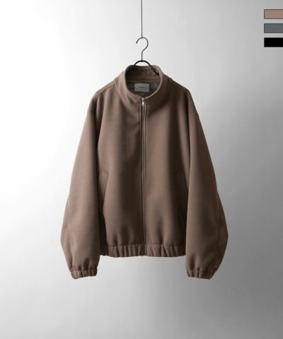 Confirm（コンファーム）バルーンスリーブ ビッグシルエット メルトンスタンドブルゾン ジャケット