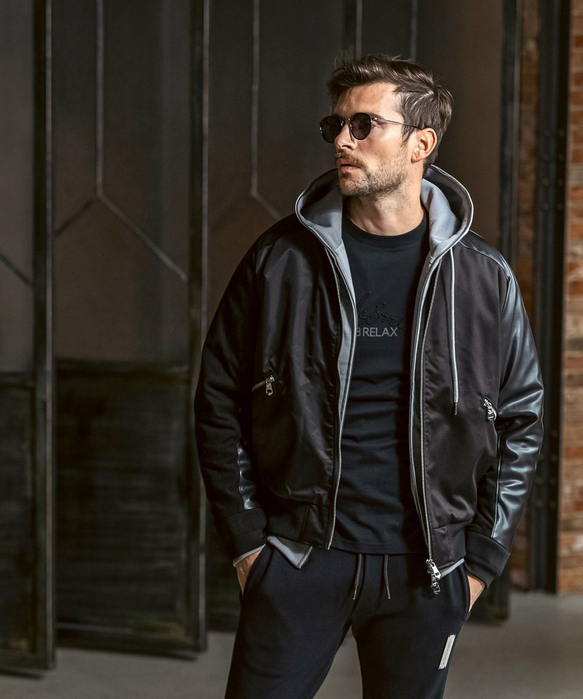 ウノピゥウノウグァーレトレ リラックス（1PIU1UGUALE3 RELAX）/1PIU1UGUALE3 RELAX ウィンドウペンジャガードパーカー 1PIU1UGUALE3 RELAX(ウノピゥウノウグァーレトレ リラックス