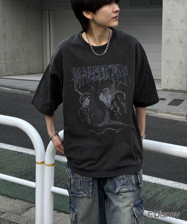 古着 ヴィンテージ マレフィセント 半袖 シャツ ディズニー ブラック 黒 ② 古着 ヴィンテージ マレフィセント 半袖 シャツ ディズニー