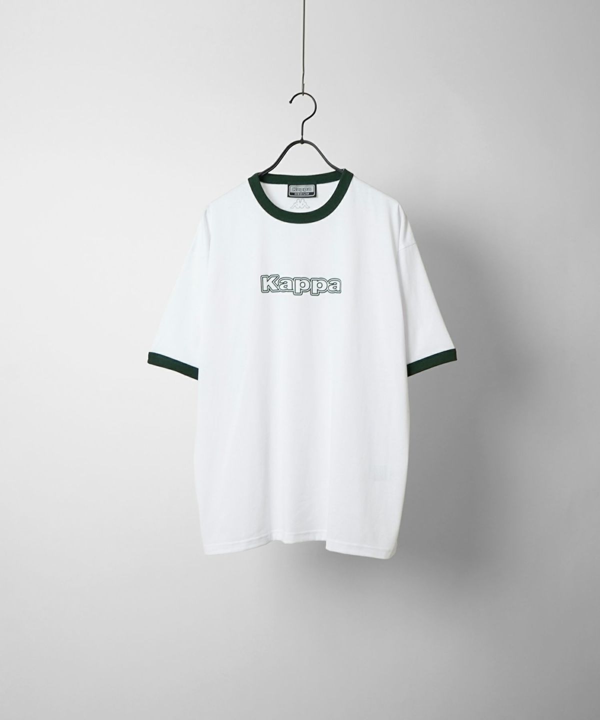 b 新品タグ付き Kappa イタリアチームモデル トップス KAPPA（カッパ）ブランドロゴプリント ビッグシルエット 半袖