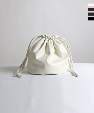 Confirm(コンファーム) シンセティックレザー巾着
