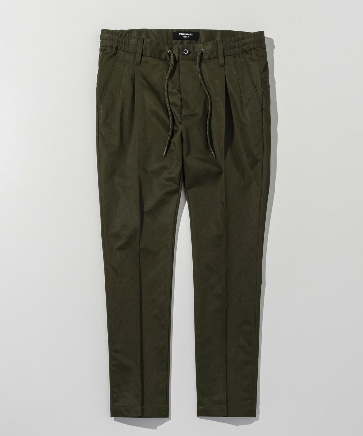 Y1 1piu1uguale3 CREASE SLACKS ［KHAKI］XL Y1 1piu1uguale3 CREASE SLACKS ［KHAKI］XL
