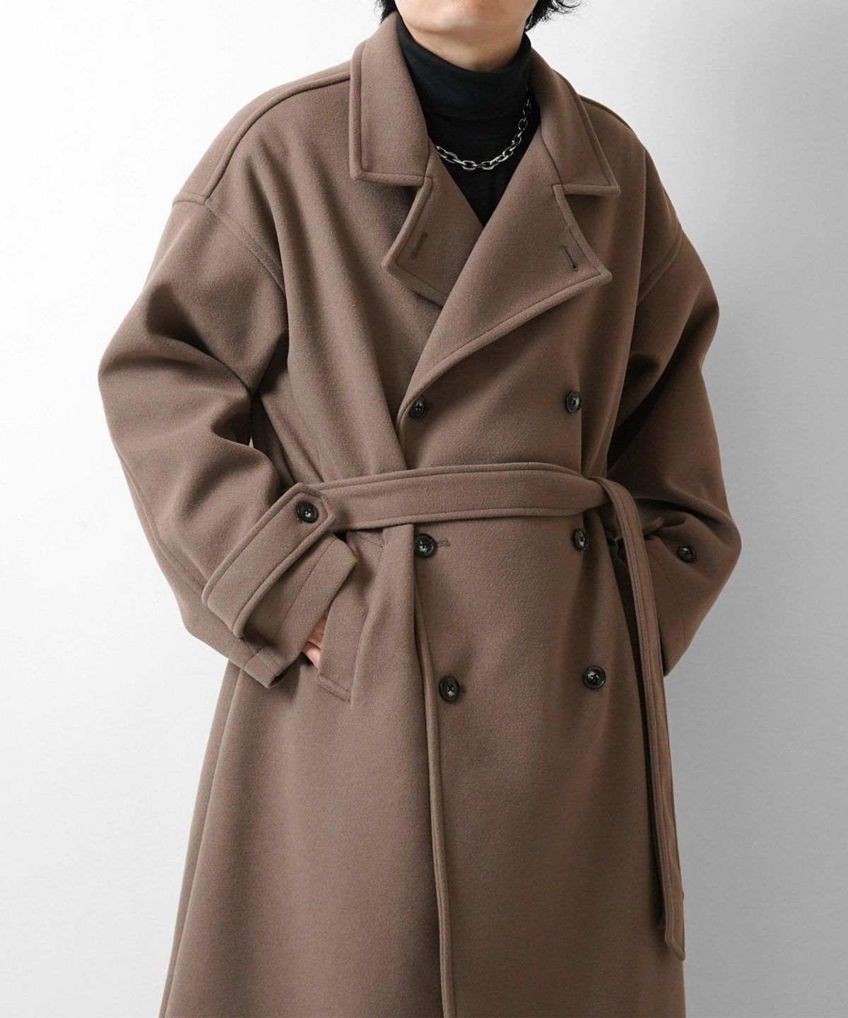 Confirm（コンファーム）オーバーサイズ ウールライク メルトン