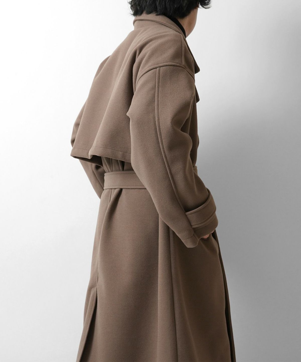 Confirm（コンファーム）オーバーサイズ ウールライク メルトン