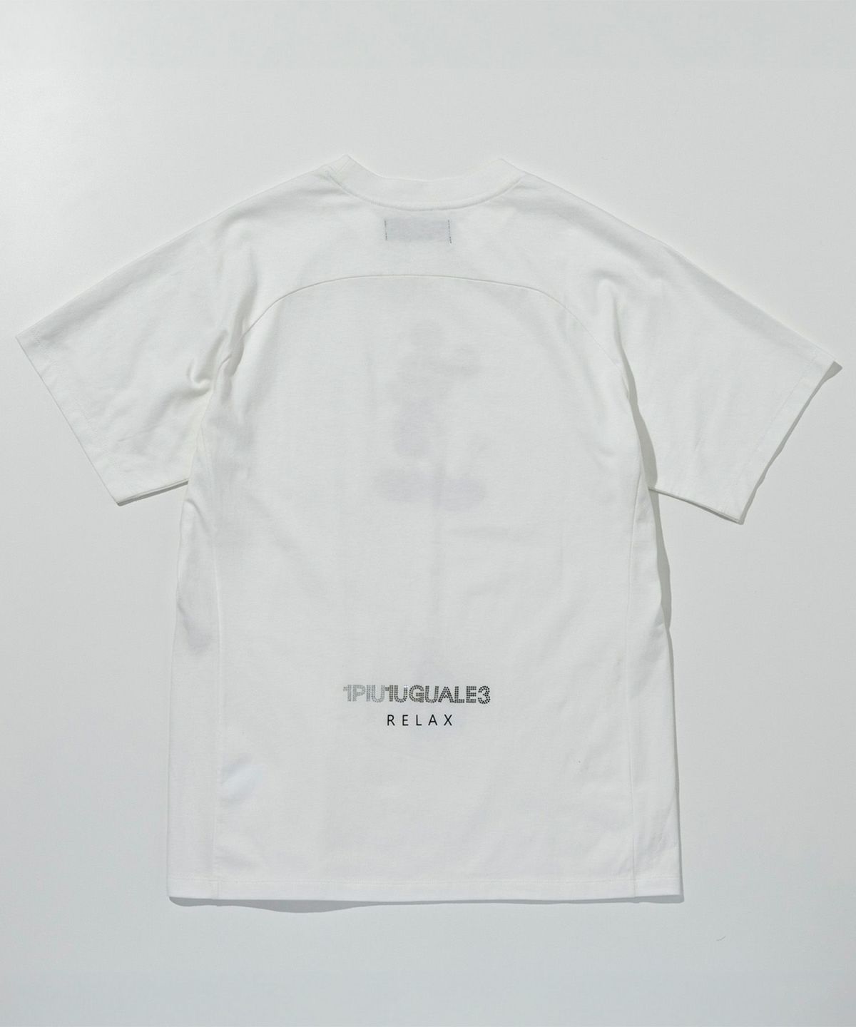【1PIU1UGUALE3 RELAX】ミッキーマウスラインストーン Tシャツ 1PIU1UGUALE3 RELAX(ウノピゥウノウグァーレトレ リラックス