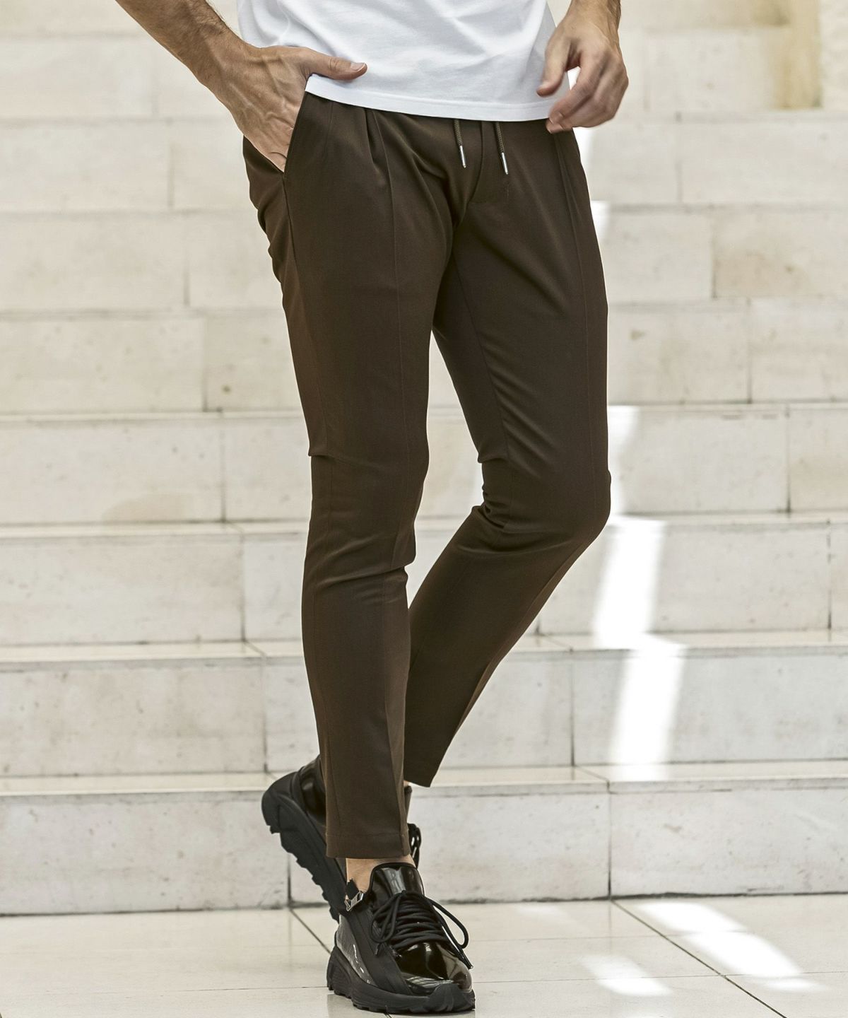 1PIU1UGUALE3 ストレッチスラックス 1PIU1UGUALE3 RELAX(ウノピゥウノウグァーレトレ リラックス