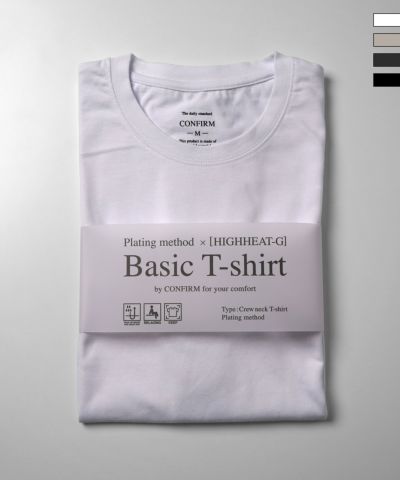 Confirm(コンファーム) プレーティング ベーシック パックT 半袖Tシャツ