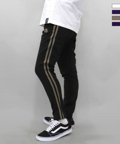 KAPPA（カッパ）ライントラックパンツ/サイドテープワイドパンツ
