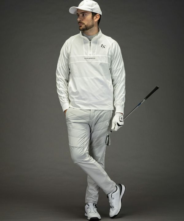 LUXEAKMPLUS(リュクスエイケイエムプラス)ゴルフ ラインハーフジップ