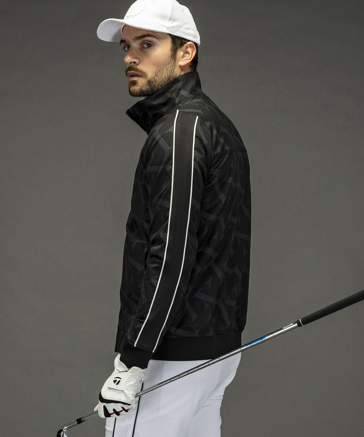 LUXEAKMPLUS(リュクスエイケイエムプラス)ゴルフ 総柄ブリーザブル