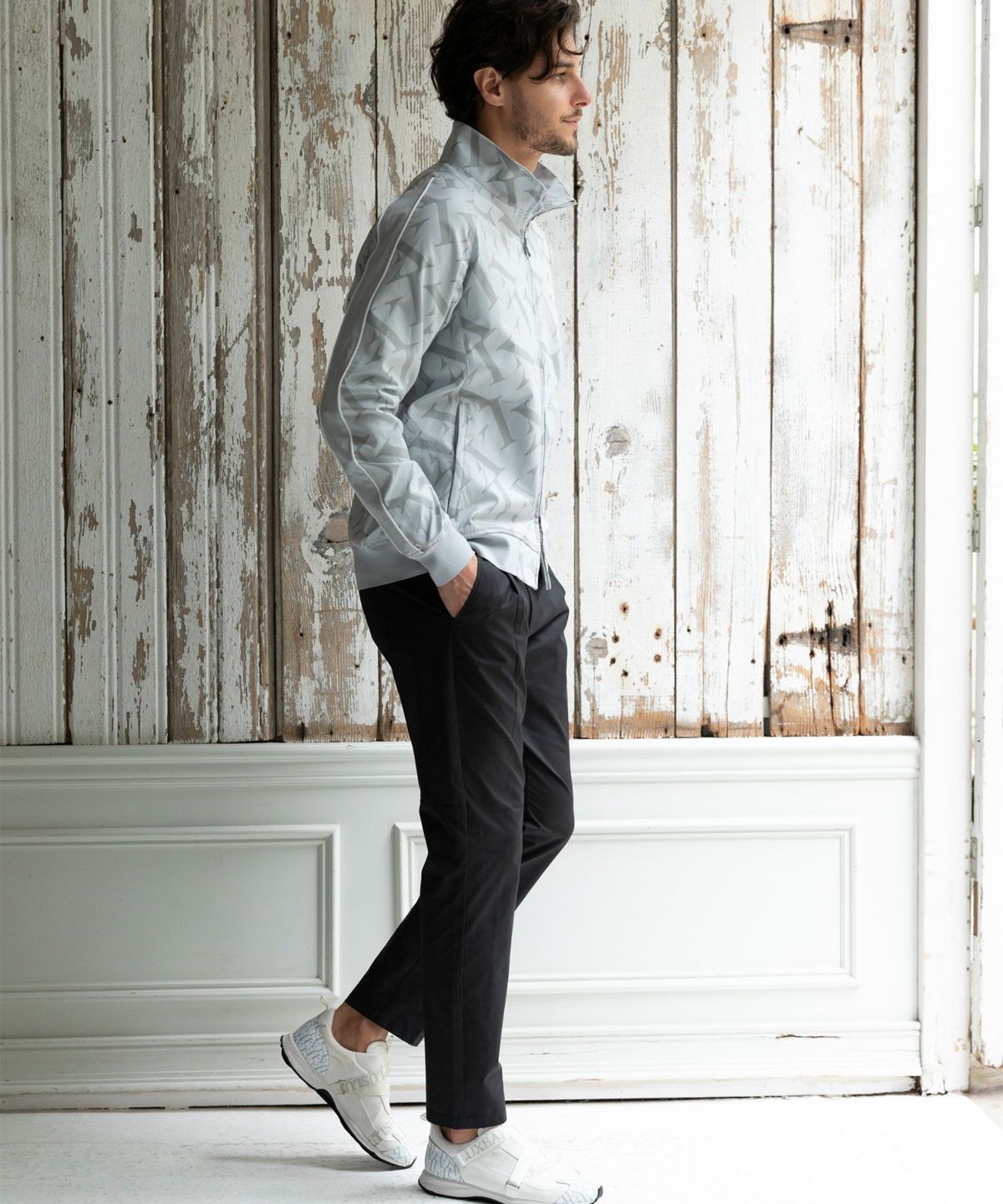 LUXEAKMPLUS(リュクスエイケイエムプラス)ゴルフ 総柄ブリーザブル