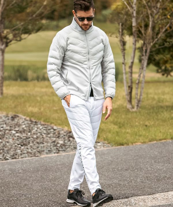 未使用 LUXEAKMPLUS BICOLOR LONG PANTS LUXEAKMPLUS(リュクスエイケイエムプラス)ゴルフ バイカラー