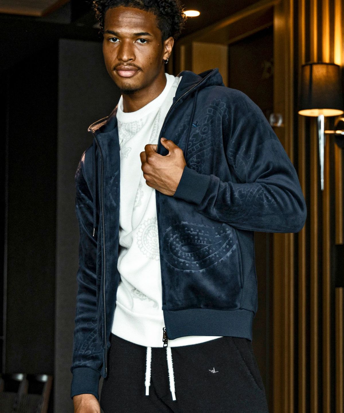 1piu1uguale3 ペイズリーベスト 1PIU1UGUALE3 RELAX(ウノピゥウノウグァーレトレ リラックス