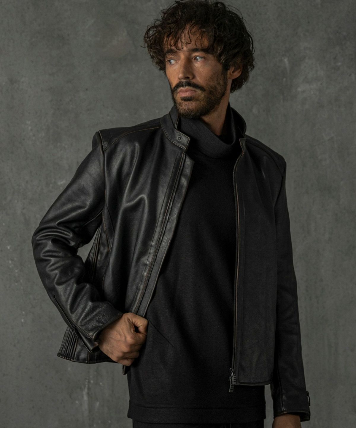 【C-DIEMと同じ革】ダブルジェイケィ WJK 子牛革 カーフレザージャケット C-DIEMと同じ革】ダブルジェイケィ WJK 子牛革 カーフレザージャケット