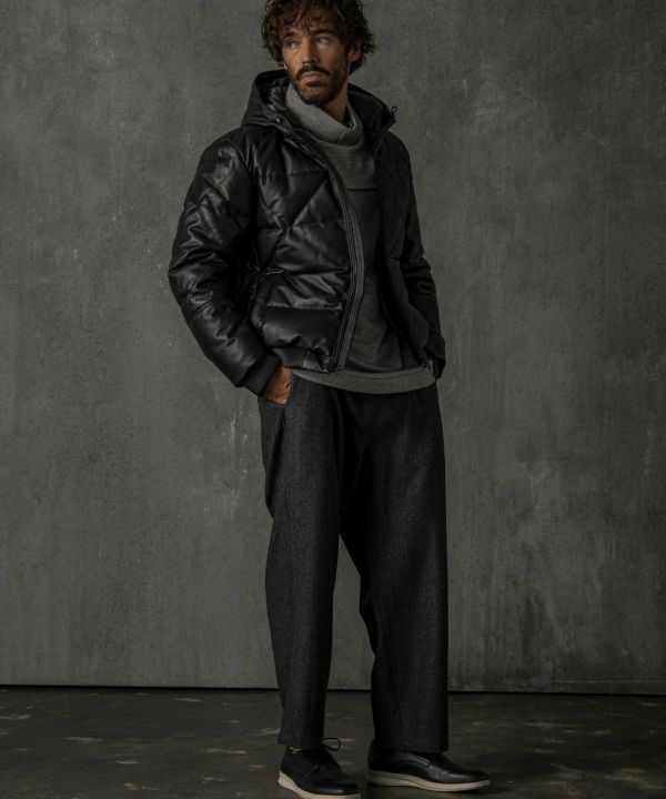 C DIEM(カルペディエム)ダイアキルトレザーダウンジャケット | SHIFFON