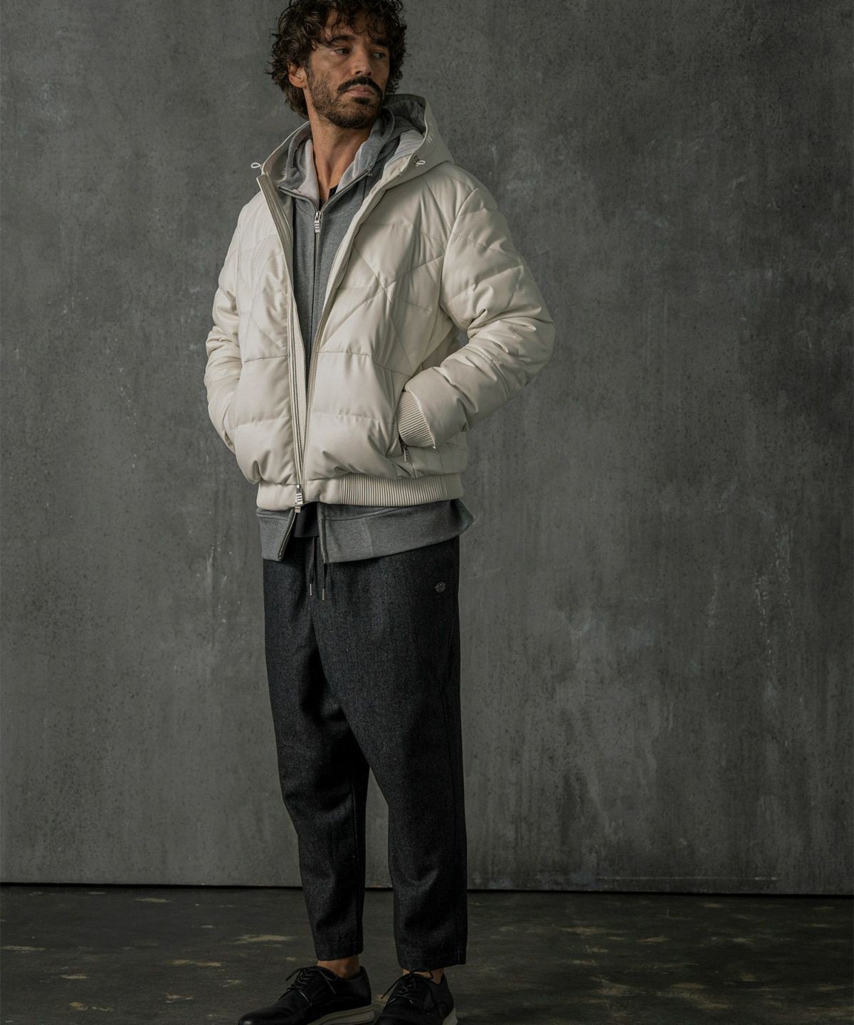 C DIEM(カルペディエム)ダイアキルトレザーダウンジャケット | SHIFFON