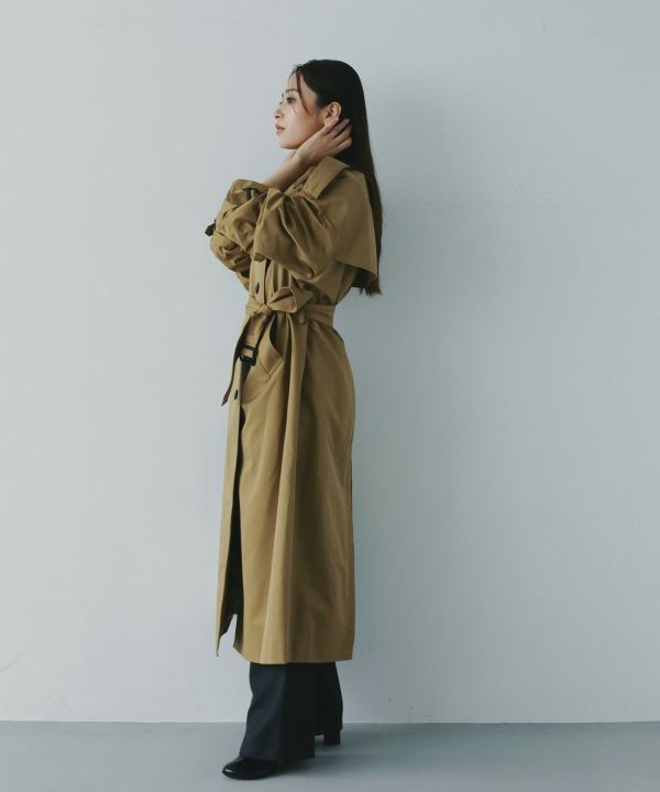 AJUGA.2WAYボリュームトレンチコート