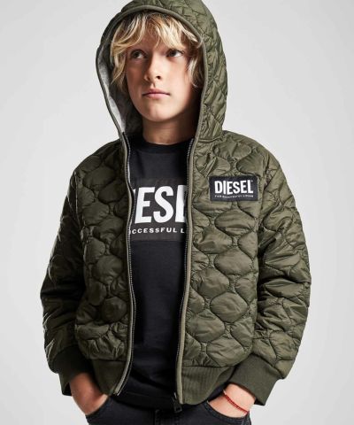 DIESEL(ディーゼル)Kids & Junior ブランドロゴ半袖Tシャツカットソー