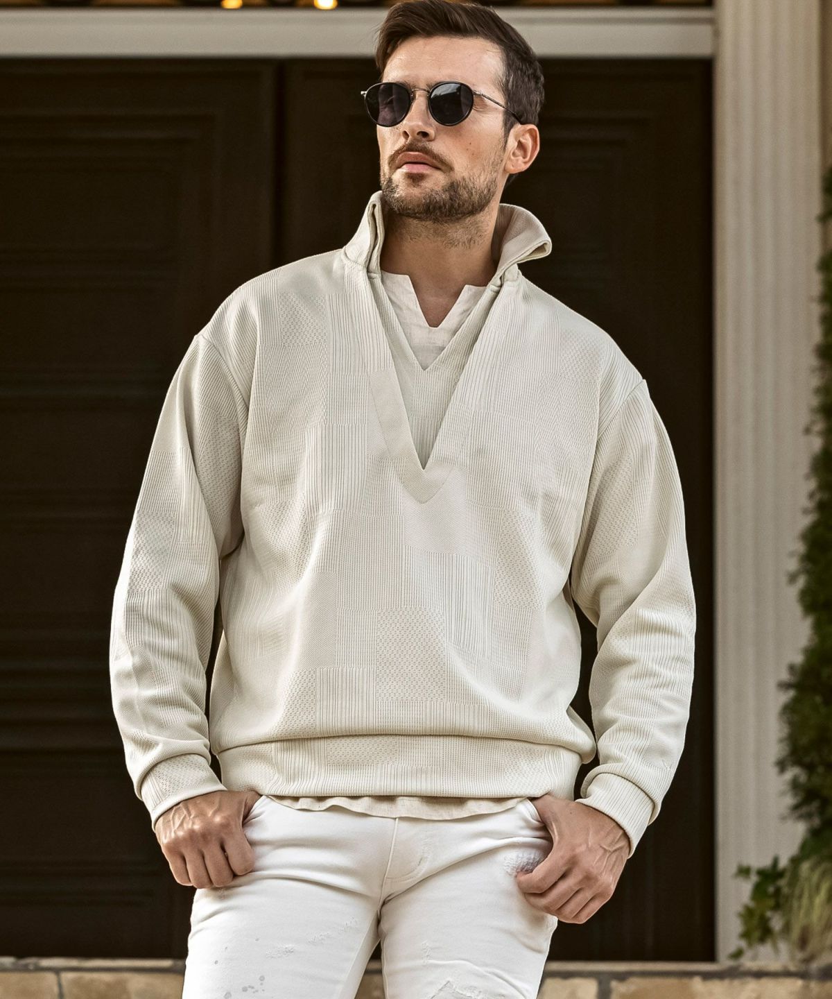 1PIUGUALE3 メッシュシャツ ベージュ 1PIUGUALE3 メッシュシャツ ベージュ 1PIU1UGUALE3 RELAX(ウノピゥ