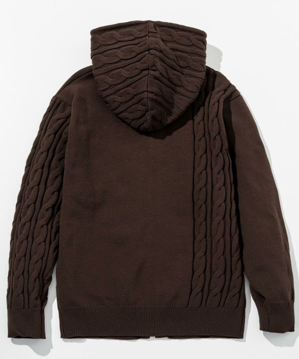 AKM Contemporary(エイケイエムコンテンポラリー)サイドケーブルニット