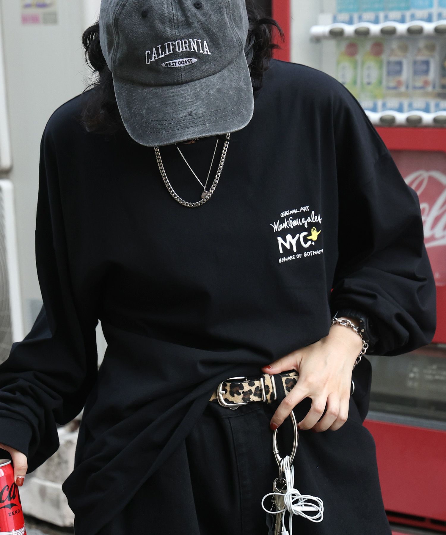 Mark Gonzales(マーク ゴンザレス)ワンポイント刺繍 / エンジェルロゴ