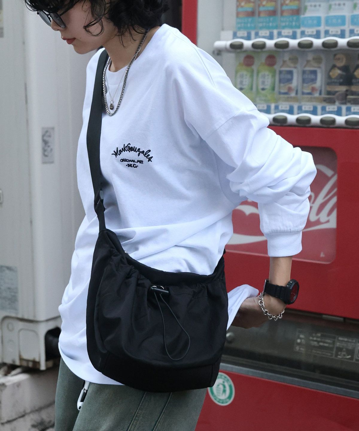 Mark Gonzales(マーク ゴンザレス)ワンポイント刺繍 / アーチロゴ