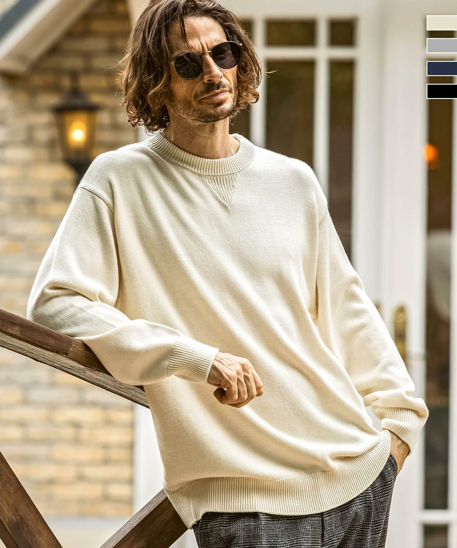 JH junhashimoto(ジェイエイチ ジュンハシモト)コットンカシミヤクルー