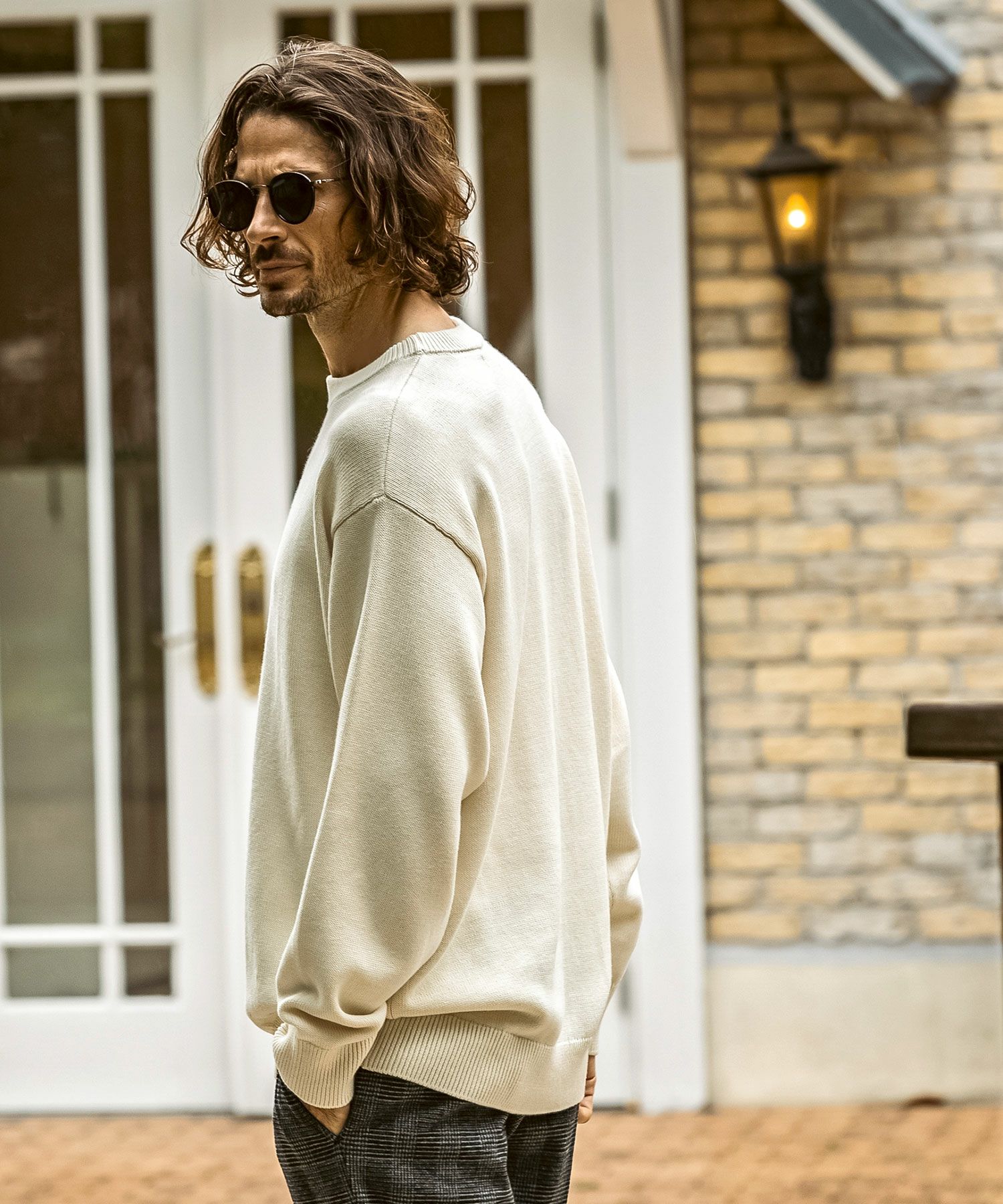 junhashimoto|ジュンハシモト7GG BATH DYED CREW NECK